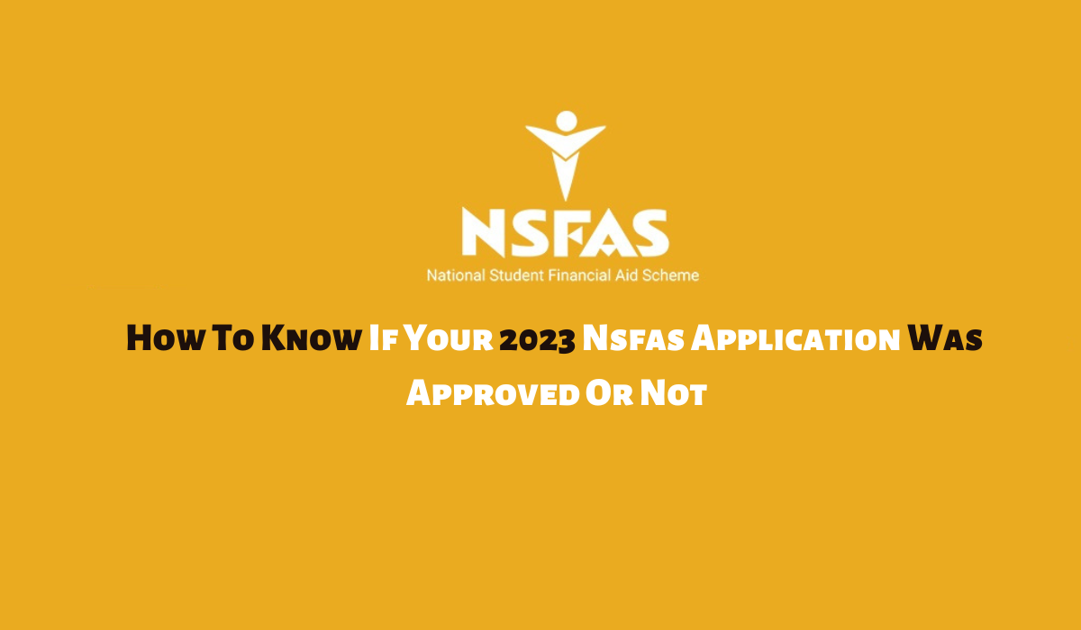 How Do I Know If My NSFAS Application Was Successful